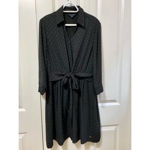 Black and White Polka Dot Tommy Hilfiger Dress